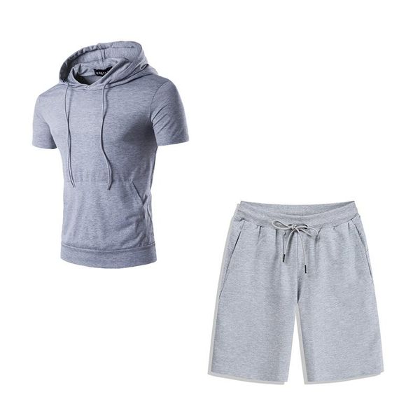 men's tracksuits summer 2021 cotton pullover short sleeve two piece sportswear loose shorts, Gray
men's tracksuits summer 2021 cotton pullover short sleeve two piece sportswear loose shorts, Gray
