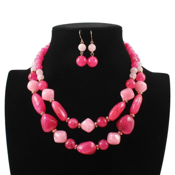 earrings & necklace 2021 multi layer 2 circle geometric resin set bead ethnic fashion bohemian jewelry sets for women collares, Silver
earrings & necklace 2021 multi layer 2 circle geometric resin set bead ethnic fashion bohemian jewelry sets for women collares, Silver