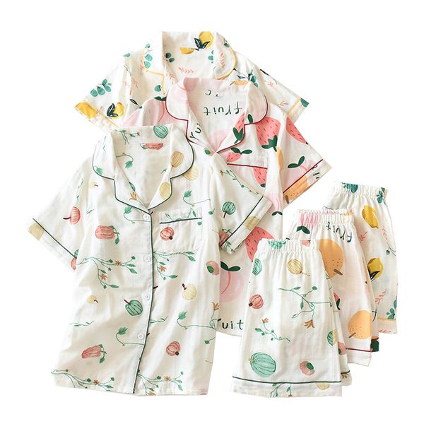 women's sleepwear cartoon fruits printed women japanese fresh style pajamas set turn-down collar short sleeve+shorts ladies sleepw, Black;red
women's sleepwear cartoon fruits printed women japanese fresh style pajamas set turn-down collar short sleeve+shorts ladies sleepw, Black;red