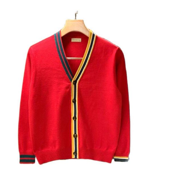 men's sweaters men 's british-style contrast color thread knitted cardigan autumn and winter funky casual sweater coat, White;black
men's sweaters men 's british-style contrast color thread knitted cardigan autumn and winter funky casual sweater coat, White;black