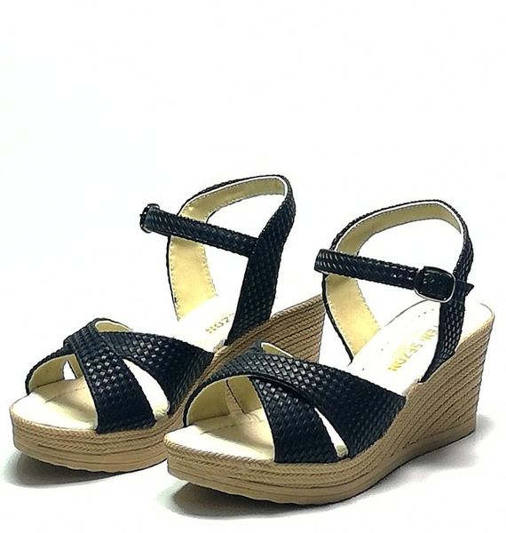 sandals women's black summer 7 cm heels with filled sole and 2 platform height. luxury modern. wedding. office. travel
sandals women's black summer 7 cm heels with filled sole and 2 platform height. luxury modern. wedding. office. travel