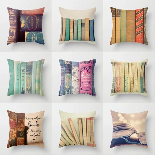 cushion/decorative pillow 45x45cm retro book case library series cover office car cushion throw pillows for bedroom el home decore
cushion/decorative pillow 45x45cm retro book case library series cover office car cushion throw pillows for bedroom el home decore
