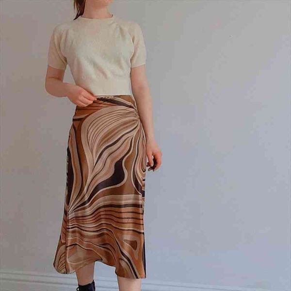 european cross-border womens summer high-waisted retro mid-skirt irregular striped printed satin skirt women, Black
european cross-border womens summer high-waisted retro mid-skirt irregular striped printed satin skirt women, Black