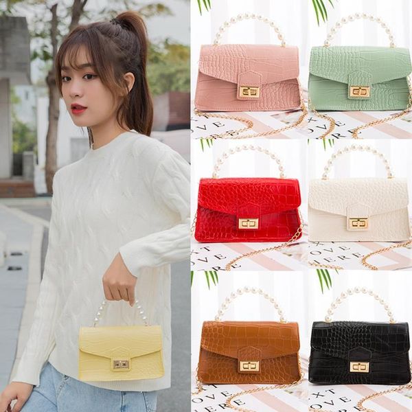 women small messenger pearl chain mini s lady handbag lock squar waterproof purse mobile phone shoulder bags #lr2
women small messenger pearl chain mini s lady handbag lock squar waterproof purse mobile phone shoulder bags #lr2