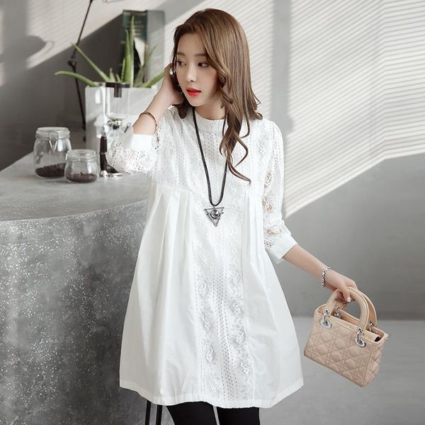 maternity dresses hollow out front pleated white lace blouses 2021 spring summer clothes for pregnant women loose pregnancy
maternity dresses hollow out front pleated white lace blouses 2021 spring summer clothes for pregnant women loose pregnancy