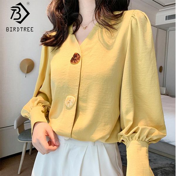 women's blouses & shirts casual for women 2021 spring autumn v-neck long lantern sleeve single-breasted chiffon t05905k, White
women's blouses & shirts casual for women 2021 spring autumn v-neck long lantern sleeve single-breasted chiffon t05905k, White