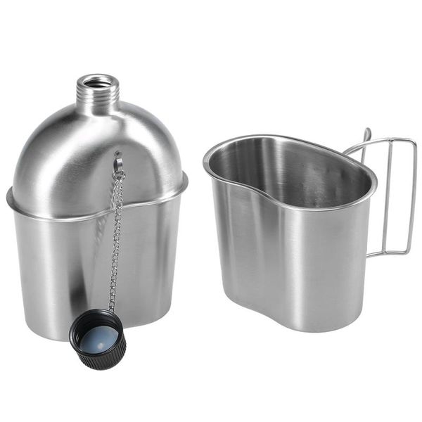 water bottle portable outdoor tourism stainless steel military hiking camping picnic drinking canteen equipment
water bottle portable outdoor tourism stainless steel military hiking camping picnic drinking canteen equipment