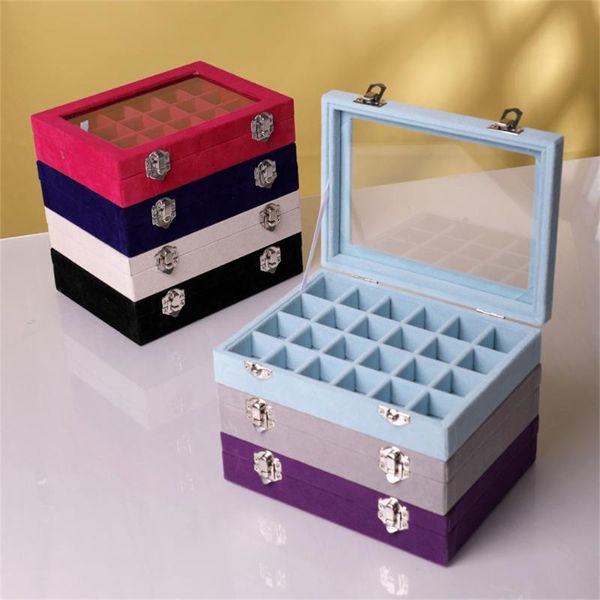 jewelry pouches, bags 24 grids black rose red velvet box rings earrings necklaces makeup holder case organizer women jewelery storage, Pink;blue
jewelry pouches, bags 24 grids black rose red velvet box rings earrings necklaces makeup holder case organizer women jewelery storage, Pink;blue