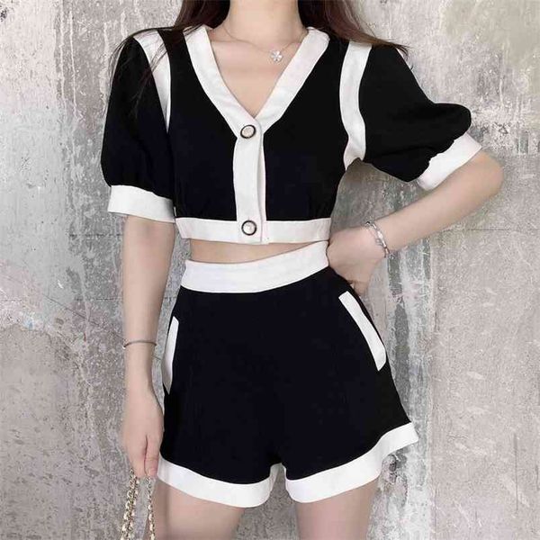 summer casual knit 2 piece set women tracksuit crop pant suits two outfits ensemble femme overalls shorts female 210514, White
summer casual knit 2 piece set women tracksuit crop pant suits two outfits ensemble femme overalls shorts female 210514, White