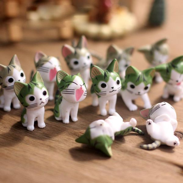 decorative objects & figurines 6pcs cat terrarium cheese miniature figurine fairy garden miniatures decoration
decorative objects & figurines 6pcs cat terrarium cheese miniature figurine fairy garden miniatures decoration