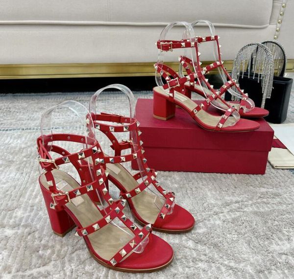 dress shoes 2021 women 6cm thick high heel geniune red leather buckle strap rivet slippers open-toed sandals, Black
dress shoes 2021 women 6cm thick high heel geniune red leather buckle strap rivet slippers open-toed sandals, Black
