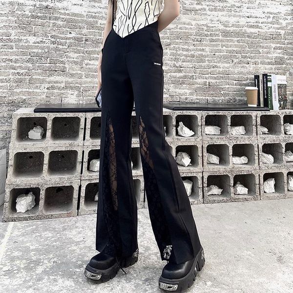 women's jeans fashion trend lace stitching high-waist casual wide-leg trousers thin micro-cut solid color straight s-5xl, Blue
women's jeans fashion trend lace stitching high-waist casual wide-leg trousers thin micro-cut solid color straight s-5xl, Blue