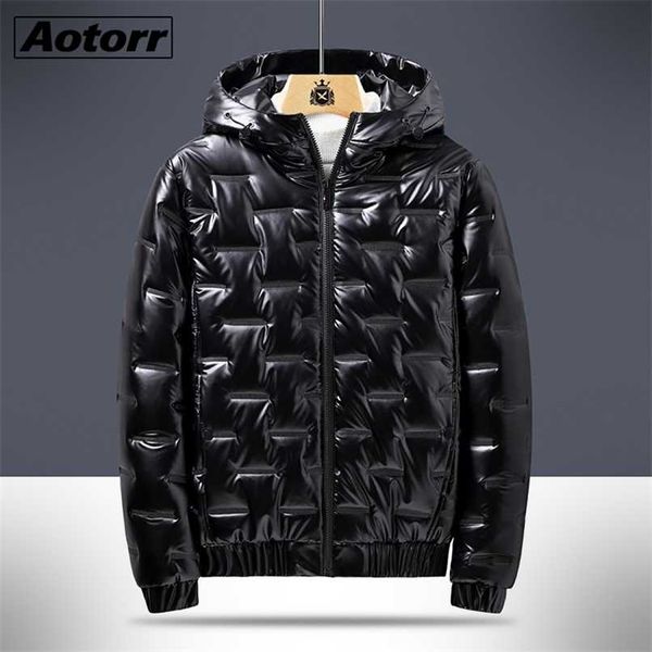 winter men's hooded parkas windbreaker fashion thermal coats mens thick warm glossy black jackets brand outwear men clothing 6xl 211008
winter men's hooded parkas windbreaker fashion thermal coats mens thick warm glossy black jackets brand outwear men clothing 6xl 211008