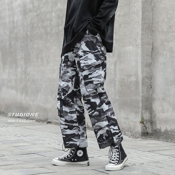 men's pants loose overalls camouflage multi pocket sweatpants baggy military style trousers streetwear casual cargo s-2xl jghd, Black
men's pants loose overalls camouflage multi pocket sweatpants baggy military style trousers streetwear casual cargo s-2xl jghd, Black
