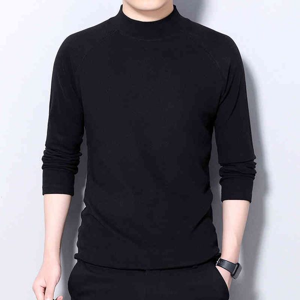 men's sweaters spring and autumn pullover fashion half high collar knitwear pullovers casual slim fit bottoming shirts 4k44, White;black
men's sweaters spring and autumn pullover fashion half high collar knitwear pullovers casual slim fit bottoming shirts 4k44, White;black