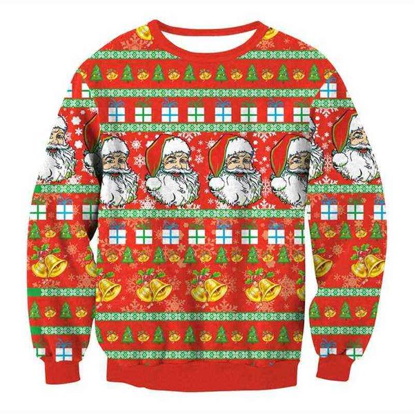 2021 ugly christmas sweater men women print o-neck female pullover jumper winter sweatshirt xmas oversize ladies sweaters y1118, White;black
2021 ugly christmas sweater men women print o-neck female pullover jumper winter sweatshirt xmas oversize ladies sweaters y1118, White;black