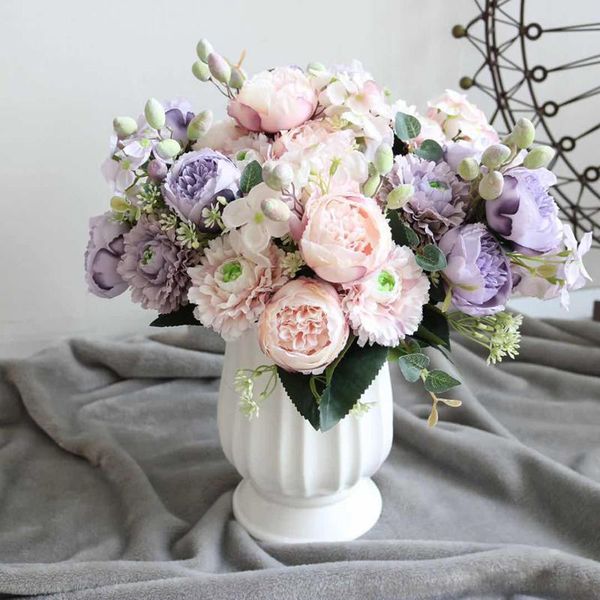 decorative flowers & wreaths 5 head hydrangea silk peony artificial flower nordic decoration home wedding bouquet decor accessories for livi
decorative flowers & wreaths 5 head hydrangea silk peony artificial flower nordic decoration home wedding bouquet decor accessories for livi