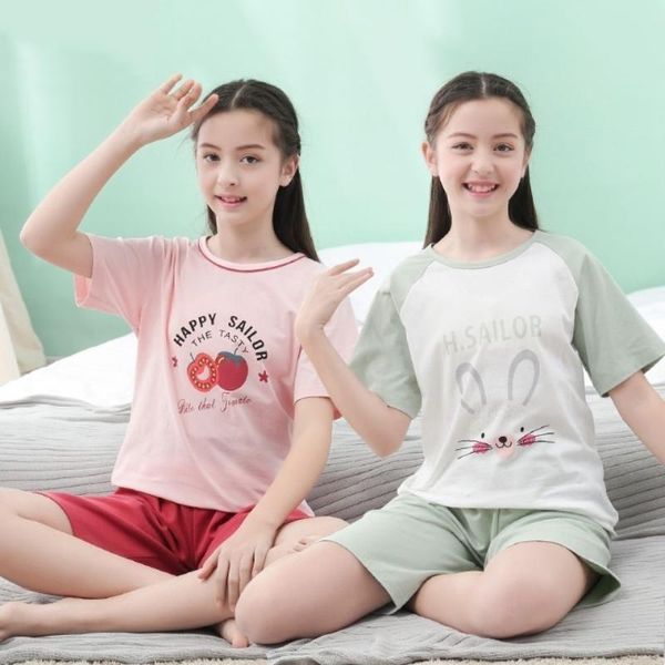 pajamas summer children's short sleeve pyjamas kids t-shirt+shorts cartoon for girls boys teenages sleepwear nightwear, Blue;red
pajamas summer children's short sleeve pyjamas kids t-shirt+shorts cartoon for girls boys teenages sleepwear nightwear, Blue;red