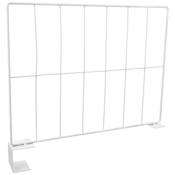 hooks & rails 1pc shelf divider store goods separator commodity clapboard (white)
hooks & rails 1pc shelf divider store goods separator commodity clapboard (white)