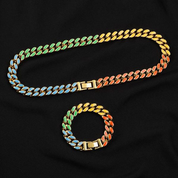 chokers european and american alloy party holiday gifts color cuban necklace fashion trend hip hop rock men's bracelet jewelry, Golden;silver
chokers european and american alloy party holiday gifts color cuban necklace fashion trend hip hop rock men's bracelet jewelry, Golden;silver