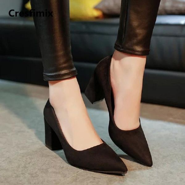 dress shoes cresfimix women fashion suede 8cm high heel lady cute party night club heels female pointed toe slip on a564, Black
dress shoes cresfimix women fashion suede 8cm high heel lady cute party night club heels female pointed toe slip on a564, Black