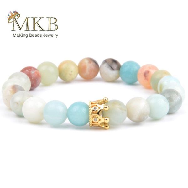 charm bracelets fashion 8mm natural stone amazonite beaded bracelet crown & bangles for women yoga pulseras jewelry dropship, Golden;silver
charm bracelets fashion 8mm natural stone amazonite beaded bracelet crown & bangles for women yoga pulseras jewelry dropship, Golden;silver