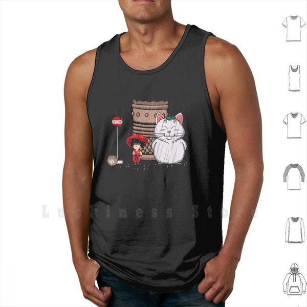 my neighbor karin tank vest 100% cotton dbz totoro miyazaki, White;black
my neighbor karin tank vest 100% cotton dbz totoro miyazaki, White;black