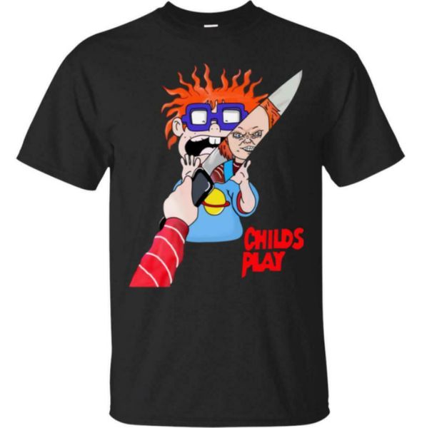 rugrats meets child's play chucky the horror doll funny black t-shirt s-6xl, White;black
rugrats meets child's play chucky the horror doll funny black t-shirt s-6xl, White;black