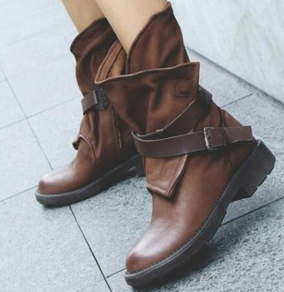boots sapato feminino women vintage mid-calf woman shoes low square heels autumn gladiator boutique booties chaussures ab1186 aj4b, Black
boots sapato feminino women vintage mid-calf woman shoes low square heels autumn gladiator boutique booties chaussures ab1186 aj4b, Black