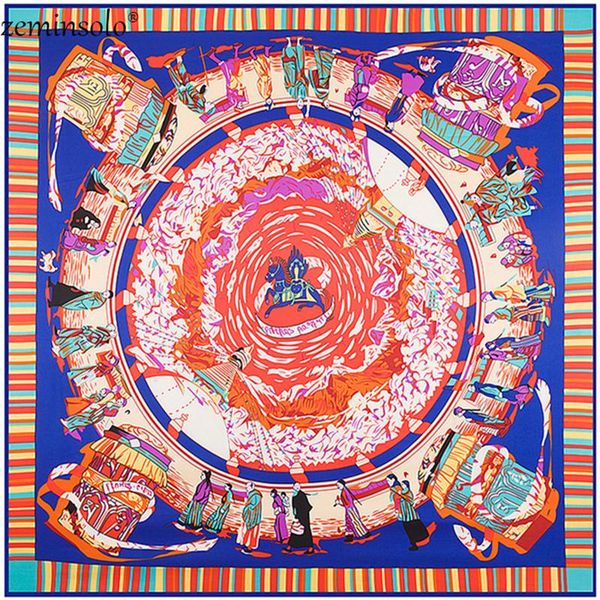 scarves 2021 shawls 100% twill silk scarf 130*130cm square print kerchief bandana women headband hijab stoles, Blue;gray
scarves 2021 shawls 100% twill silk scarf 130*130cm square print kerchief bandana women headband hijab stoles, Blue;gray