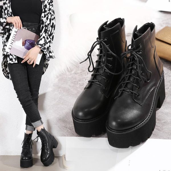 boots women's shoes 2021 black punk ankle platform motorcycle women heel designer size 35-42
boots women's shoes 2021 black punk ankle platform motorcycle women heel designer size 35-42