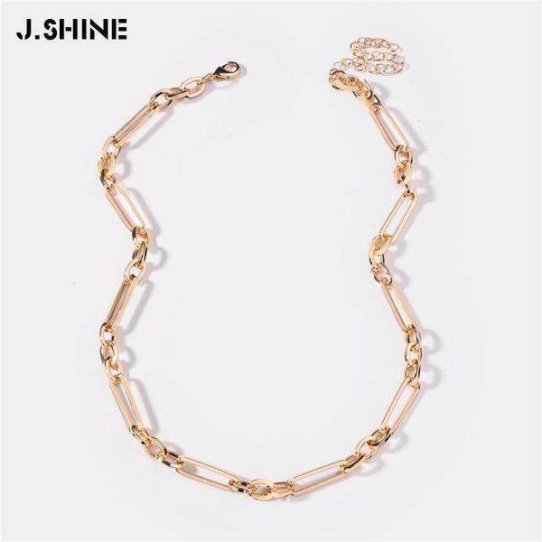 pendant necklaces j.shine minimalist gold silver color rectangle chain linked for women chunky metal choker punk fashion jewelry
pendant necklaces j.shine minimalist gold silver color rectangle chain linked for women chunky metal choker punk fashion jewelry