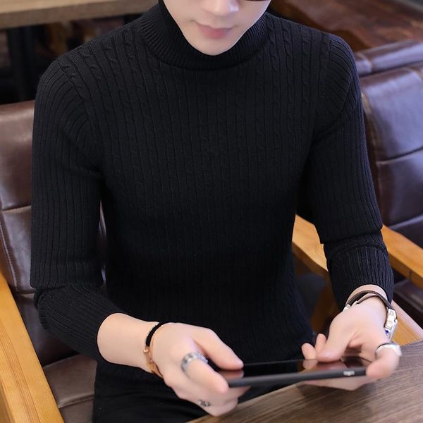 men's sweaters s-2xl winter high neck thick warm sweater men turtleneck brand mens slim fit pullover knitwear male double collar, White;black
men's sweaters s-2xl winter high neck thick warm sweater men turtleneck brand mens slim fit pullover knitwear male double collar, White;black
