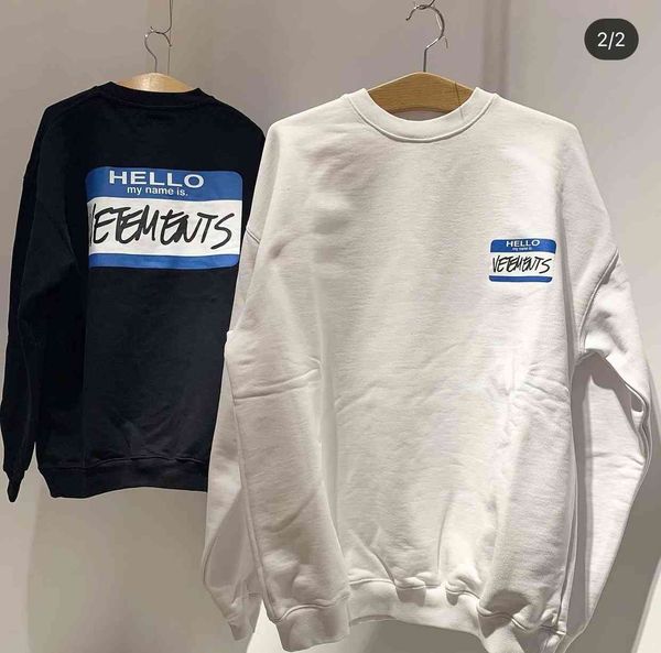 men's hoodies & sweatshirts hello, my name is men's wear, veet cotton sweater, hoodie, thick polar lining west kanye # a1802021 st, Black 
men's hoodies & sweatshirts hello, my name is men's wear, veet cotton sweater, hoodie, thick polar lining west kanye # a1802021 st, Black
