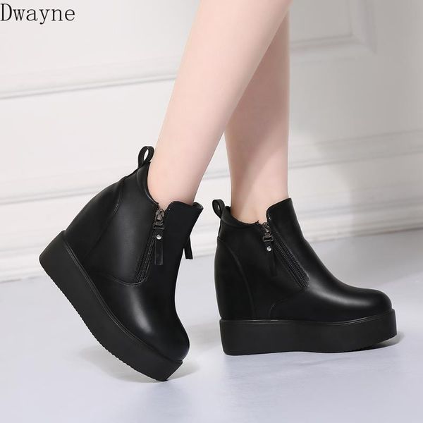 boots 2021 slope with thick bottom increased women's high-heeled winter shoes, Black
boots 2021 slope with thick bottom increased women's high-heeled winter shoes, Black