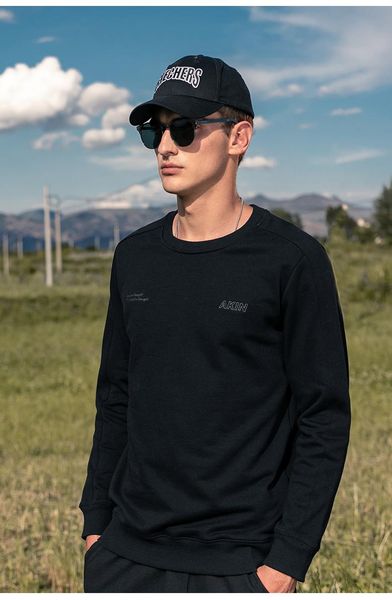 men's hoodies & sweatshirts 4563 trendy simple plus velvet thick coat boys heavy cotton round neck, Black
men's hoodies & sweatshirts 4563 trendy simple plus velvet thick coat boys heavy cotton round neck, Black