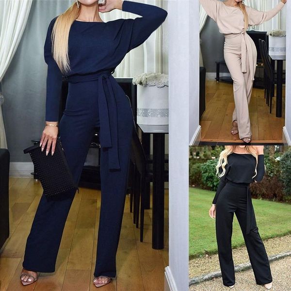 women's jumpsuits & rompers long sleeve jumpsuit women lace up casual 2021 autumn winter romper elegant office loose bodysuit black lad, Black;white
women's jumpsuits & rompers long sleeve jumpsuit women lace up casual 2021 autumn winter romper elegant office loose bodysuit black lad, Black;white