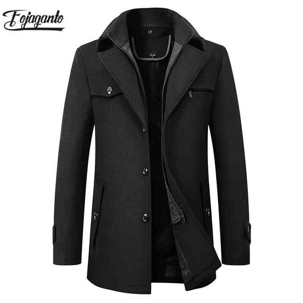 fojaganto winter new solid coats fashion brand men long coat double collar thick wool blend overcoat male, Black;brown
fojaganto winter new solid coats fashion brand men long coat double collar thick wool blend overcoat male, Black;brown