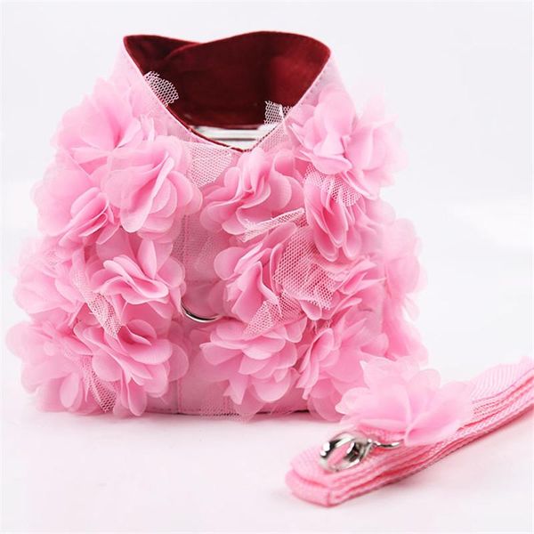 dog collars & leashes pink breathable stereo flower harness small pet leash set puppy vest accessory
dog collars & leashes pink breathable stereo flower harness small pet leash set puppy vest accessory