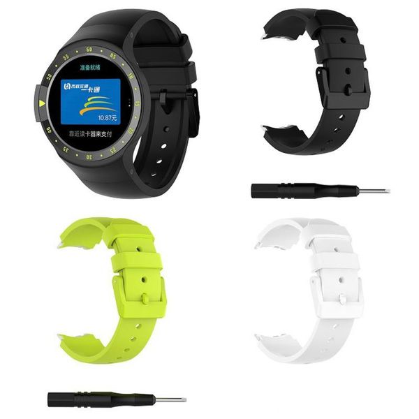 watch bands soft silicone replacement watchband strap bracelet for ticwatch s durable waterproof sweatproof wristband accessorry, Black;brown
watch bands soft silicone replacement watchband strap bracelet for ticwatch s durable waterproof sweatproof wristband accessorry, Black;brown