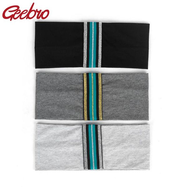 geebro casual woman gold silver ribbon cotton headbands summer solid color thin ribbed headwear sport hair bands accessories
geebro casual woman gold silver ribbon cotton headbands summer solid color thin ribbed headwear sport hair bands accessories