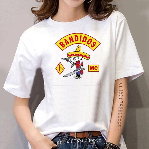 women's t-shirt bandidos mc black s-4xl graphic tee cool o neck t shirts for women, White
women's t-shirt bandidos mc black s-4xl graphic tee cool o neck t shirts for women, White