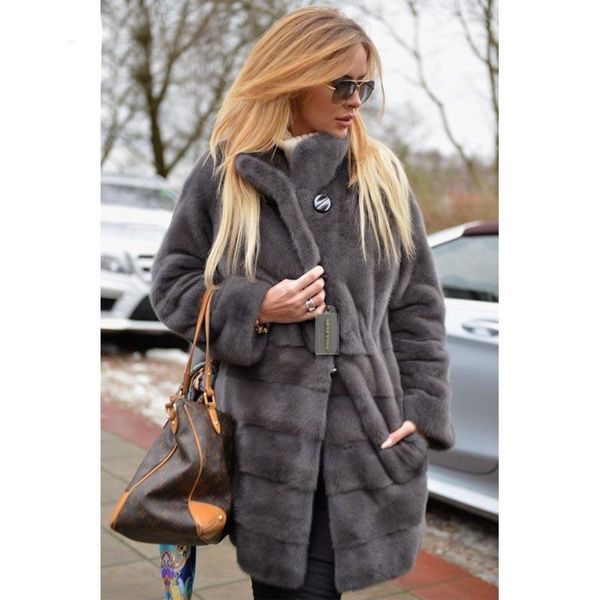 women's fur & faux chewies winter women natural jacket real mink coat belt long outerwear arrival plus oversize spring factory outlet 1, Black
women's fur & faux chewies winter women natural jacket real mink coat belt long outerwear arrival plus oversize spring factory outlet 1, Black