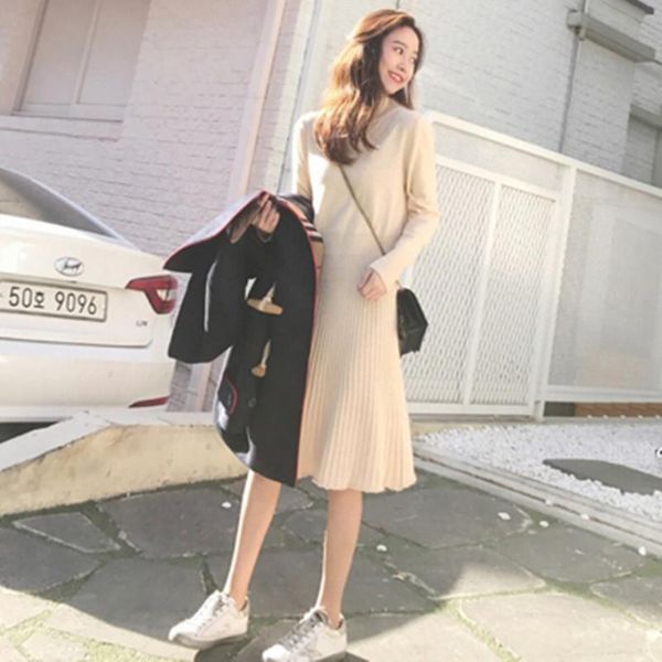 casual dresses 2021 elegant ol slim long sweater dress women thick knit autumn runway female a-line basic, Black;gray
casual dresses 2021 elegant ol slim long sweater dress women thick knit autumn runway female a-line basic, Black;gray