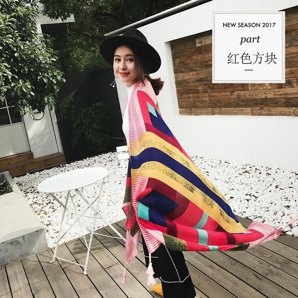 scarves summer seaside beach sunscreen shawl female scarf dual-use korean thin section ethnic wind travel silk long, Blue;gray
scarves summer seaside beach sunscreen shawl female scarf dual-use korean thin section ethnic wind travel silk long, Blue;gray