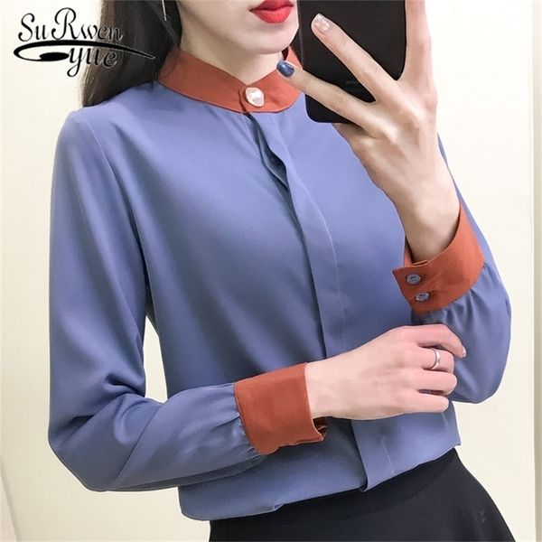 spring fashion chiffon blouse women's long sleeve shirts womens and s ol women clothes blusas 2131 50 210521, White
spring fashion chiffon blouse women's long sleeve shirts womens and s ol women clothes blusas 2131 50 210521, White