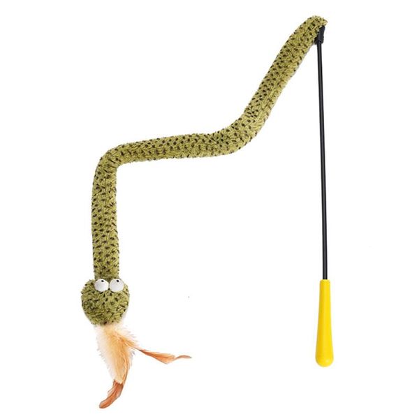 1pc selling cat wand toy snake plush interactive interesting teaser stick for indoor supplies multicolor toys
1pc selling cat wand toy snake plush interactive interesting teaser stick for indoor supplies multicolor toys