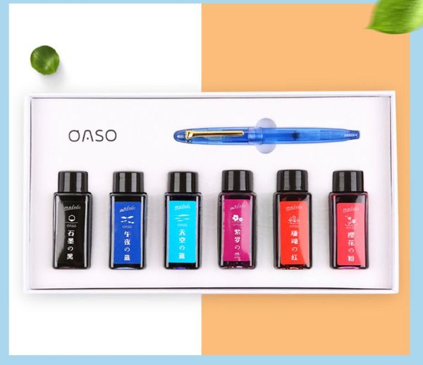 fountain pens luxury oaso c16 color ink pen set high-end silver/gold clip student practise calligraphy writing gift
fountain pens luxury oaso c16 color ink pen set high-end silver/gold clip student practise calligraphy writing gift
