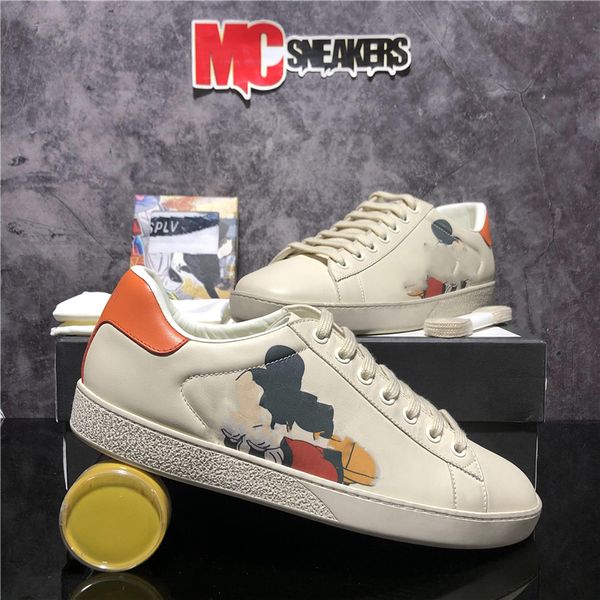 men women designer shoes bee casual genuine leather sneaker embroidery classic trainers python embroidered lover sneakers with box, Black
men women designer shoes bee casual genuine leather sneaker embroidery classic trainers python embroidered lover sneakers with box, Black