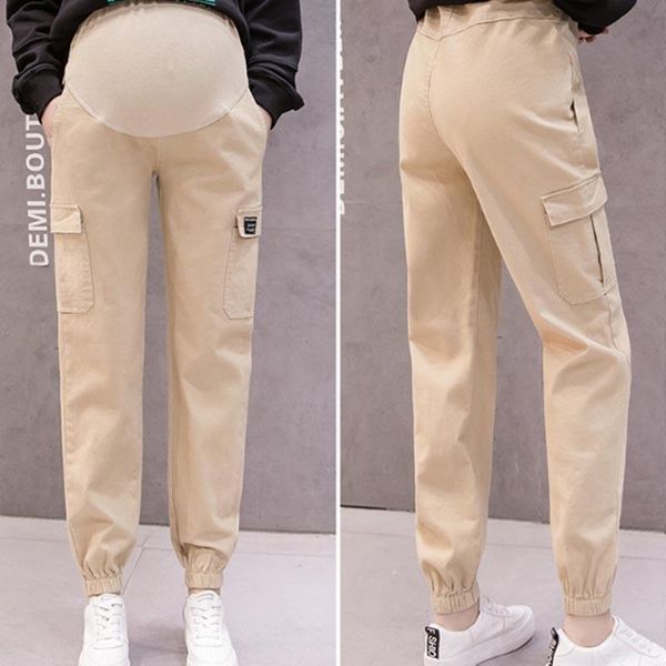 maternity bottoms high waist cotton nursing pants for pregnant women trousers military sweatpants pocket pregnancy streetwear, White
maternity bottoms high waist cotton nursing pants for pregnant women trousers military sweatpants pocket pregnancy streetwear, White